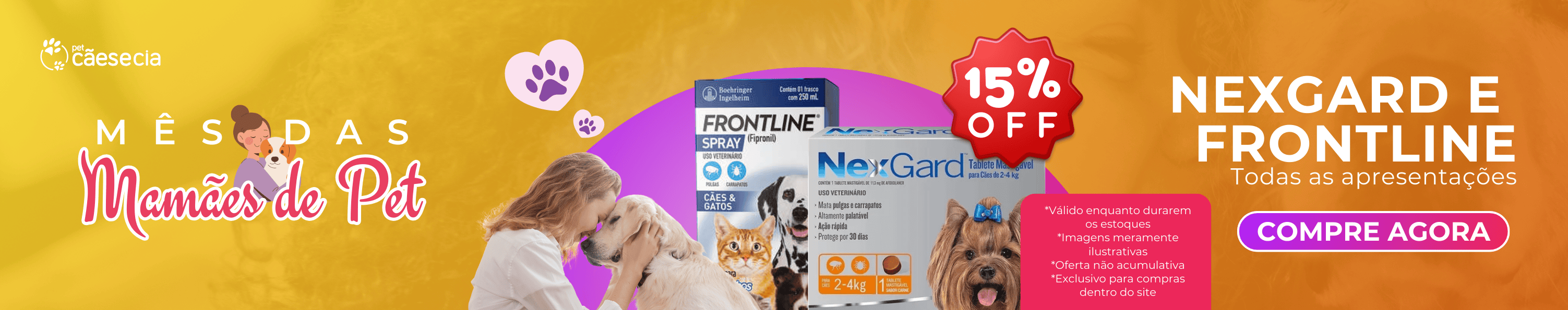 Frontline e NexGard - Mãe de Pet - Desktop