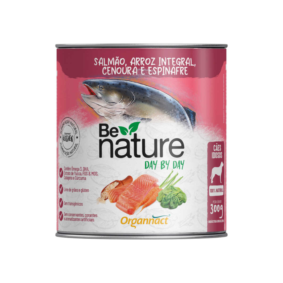 Alimento Natural Organnact Be Nature Day By Day para Cães Idosos