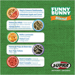 Alimento Supra Funny Bunny Blend para Roedores 500g