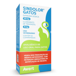 Analgésico Avert Sindolor Gatos - 50/8 mg
