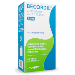 Anti-Hipertensivo Avert Becordil Avert 5,0 mg com 30 Comprimidos