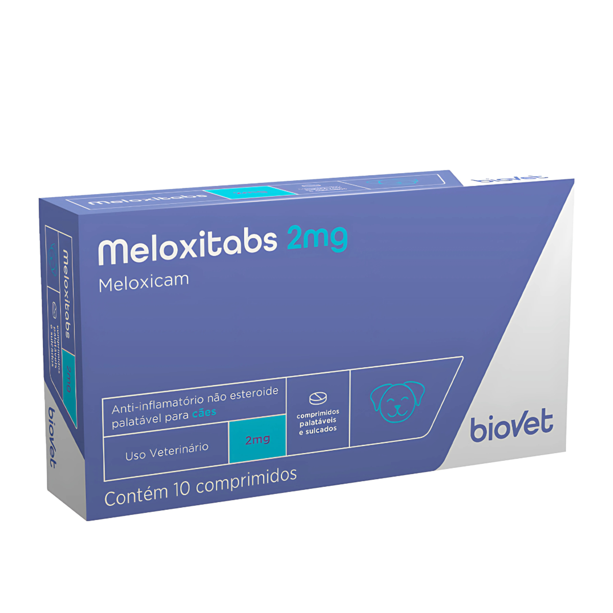 Anti-inflamatório Meloxitabs Biovet 2 mg