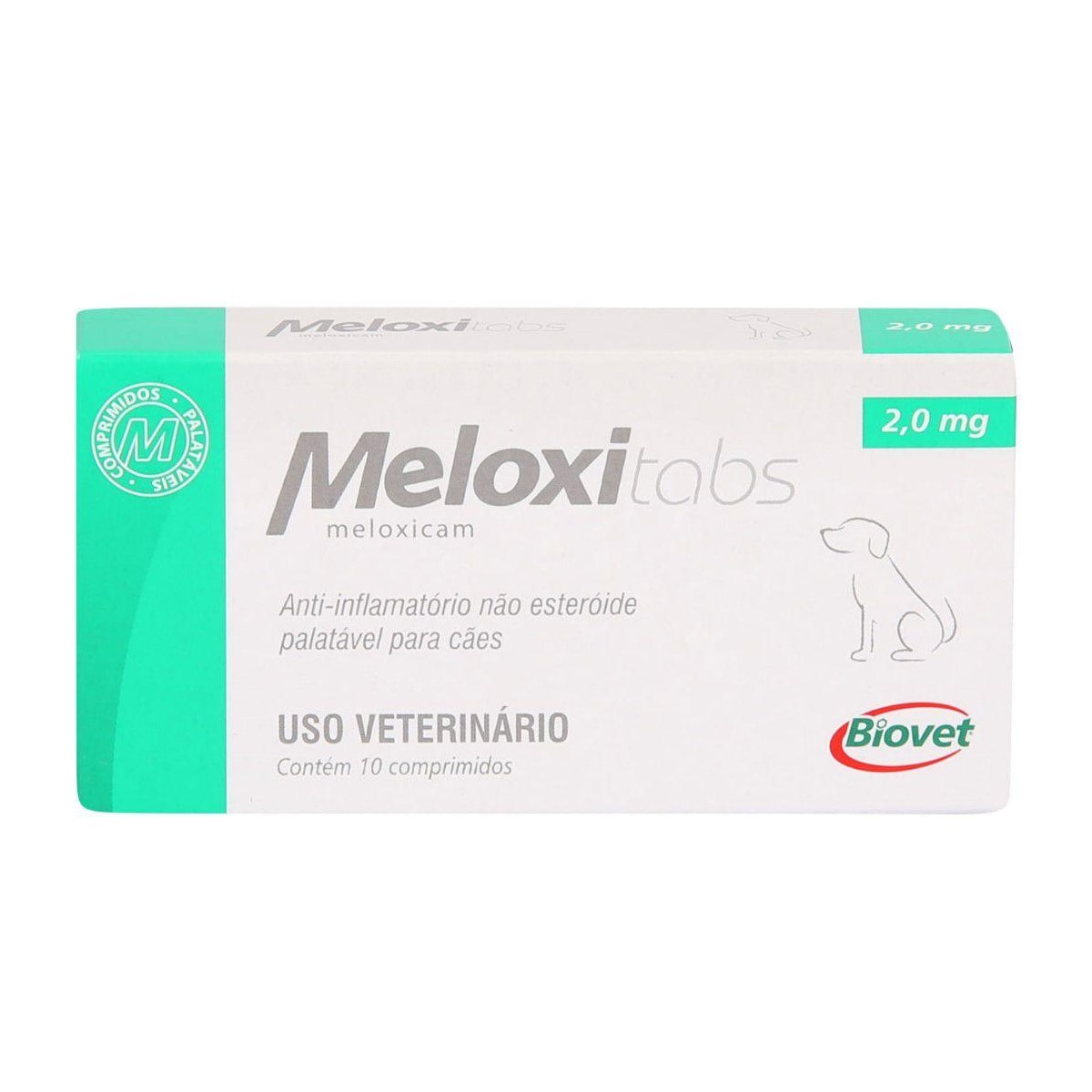 Anti-inflamatório Meloxitabs Biovet 2 mg