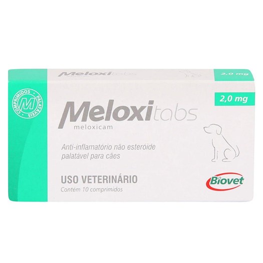 Anti-inflamatório Meloxitabs Biovet 2 mg