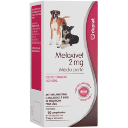 Anti-Inflamatório Meloxivet 10 comprimidos para Cães de Médio Porte Anti-Inflamatório Meloxivet 10 comprimidos para Cães de Médio Porte
