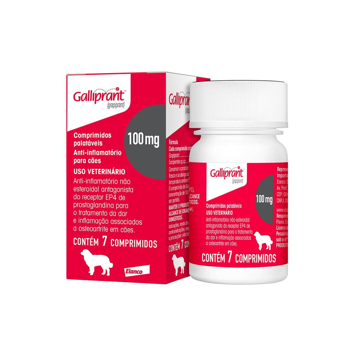 Anti-inflamatório para Cães Galliprant 100mg