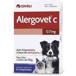 Antialérgico Alergovet Coveli para Cães e Gatos