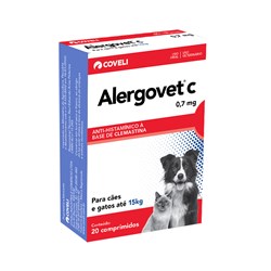 Antialérgico Alergovet Coveli para Cães e Gatos