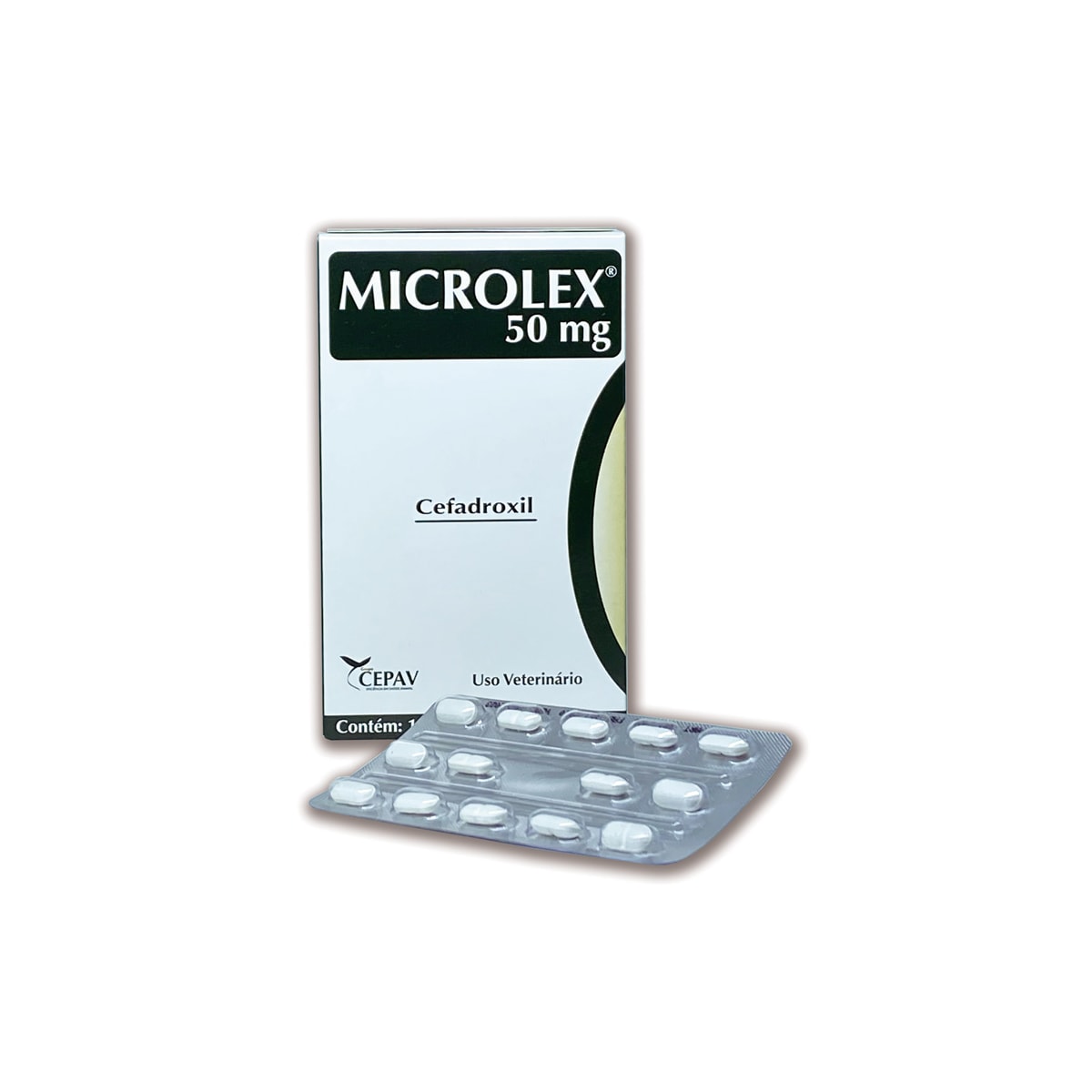 Antibíotico MIcrolex Cães e Gatos 50mg 14cp