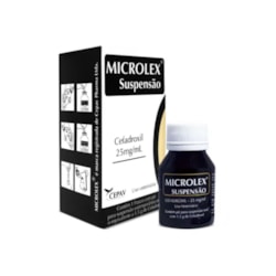 Antibíotico MIcrolex Suspensão Cães e Gatos 25mg/ml