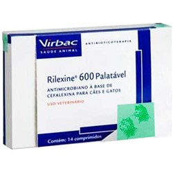Antibiótico Rilexine Palatavel 600mg com 14 Comprimidos