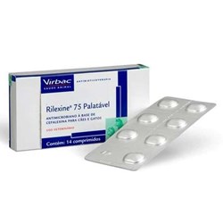 Antibiótico Rilexine Palatavel 75mg com 14 Comprimidos