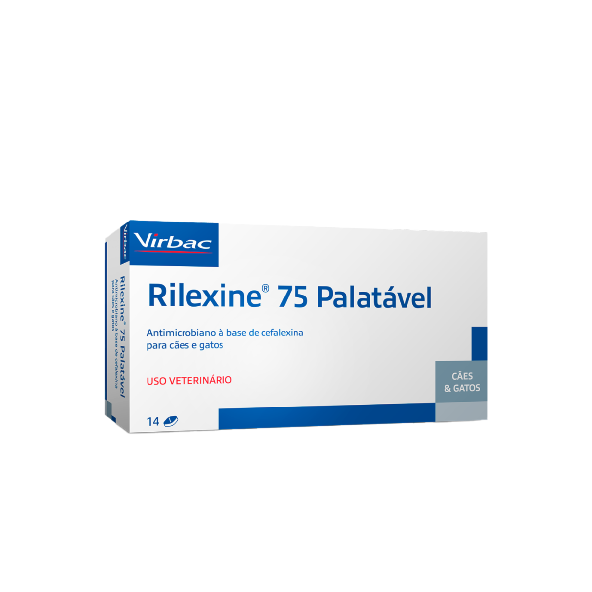 Antibiótico Rilexine Palatavel com 14 Comprimidos