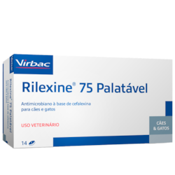 Antibiótico Rilexine Palatavel com 14 Comprimidos