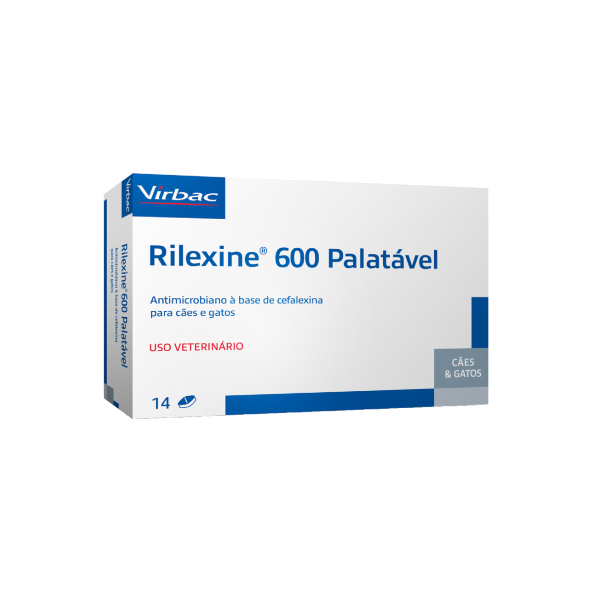 Antibiótico Rilexine Palatavel com 14 Comprimidos