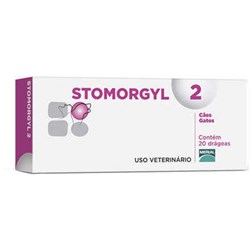 Antibiótico Stomorgyl 2 Caixa com 20 Comprimidos