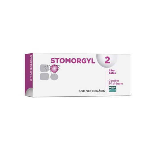 Antibiótico Stomorgyl 2 Caixa com 20 Comprimidos