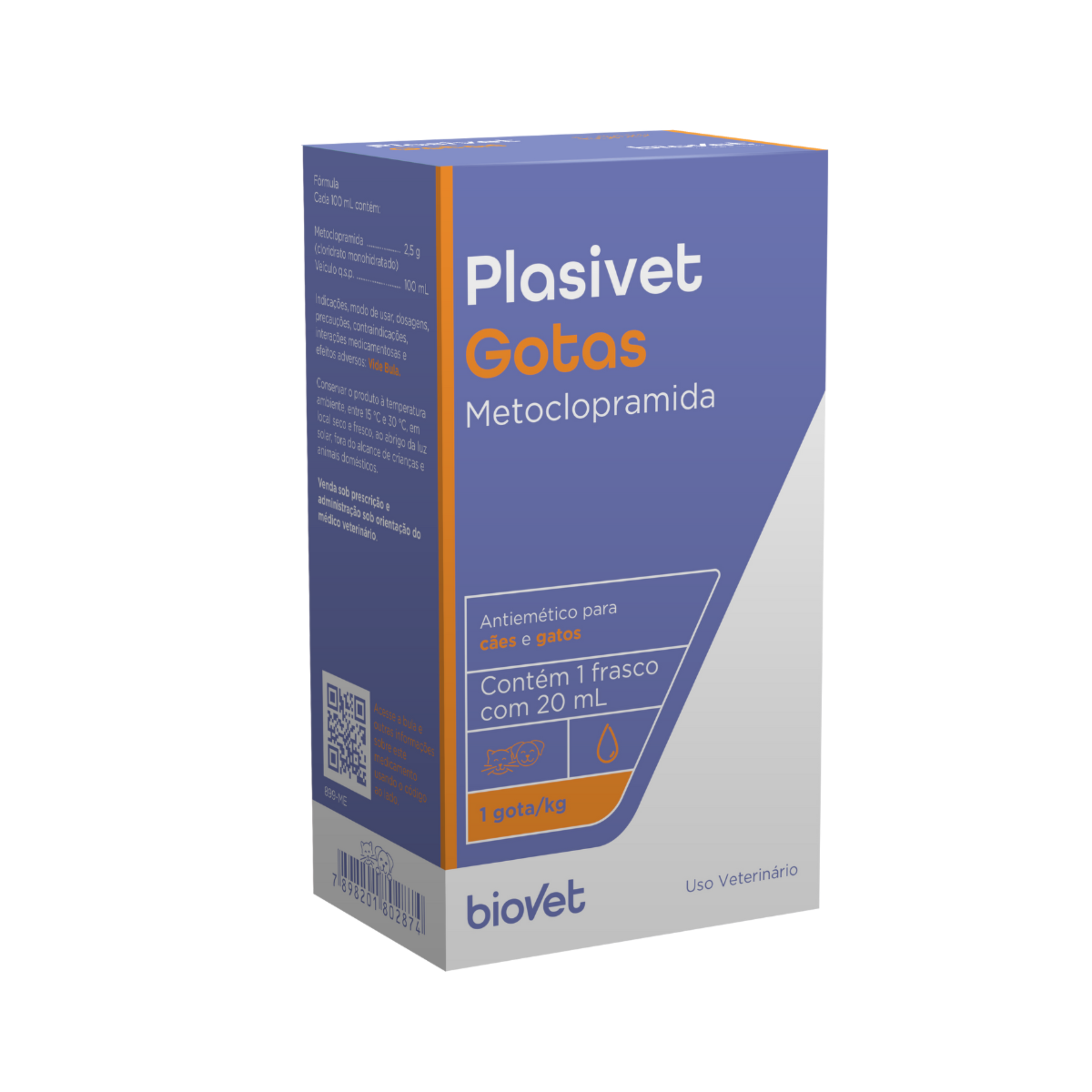 Antiemético Biovet Plasivet em Gotas