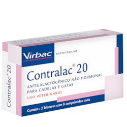 Antigalactogênico Virbac Contralac 20 para Cães e Gatos