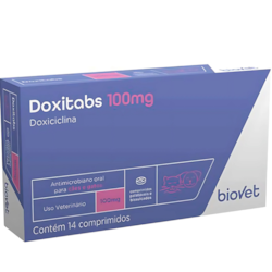 Antimicrobiano Biovet Doxitabs Doxiciclina 14 Comprimidos