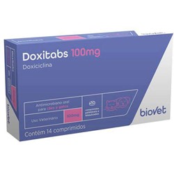 Antimicrobiano Biovet Doxitabs Doxiciclina 14 Comprimidos