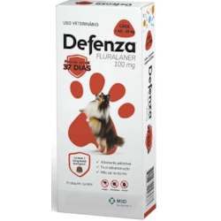 Antiparasitário MSD Defenza 100 mg para Cães