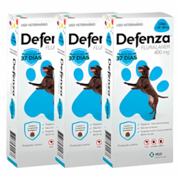 Antiparasitário MSD Defenza 400mg para Cães de 20 a 40 kg