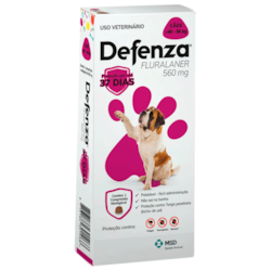 Antiparasitário MSD Defenza 560mg para Cães de 40 a 56 kg