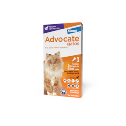Antipulgas Advocate 0,8ml para Gatos de 4 A 8kg