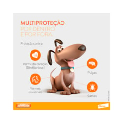 Antipulgas Advocate para Cães de até 4kg 0,4ml