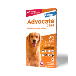Antipulgas Advocate para Cães entre 10 e 25kg 2,5ml