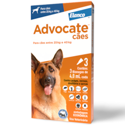 Antipulgas Advocate para Cães entre 25 e 40Kg 4,0ml