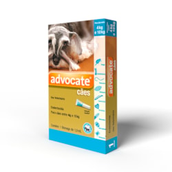 Antipulgas Advocate para Cães entre 4 e 10kg 1,0ml