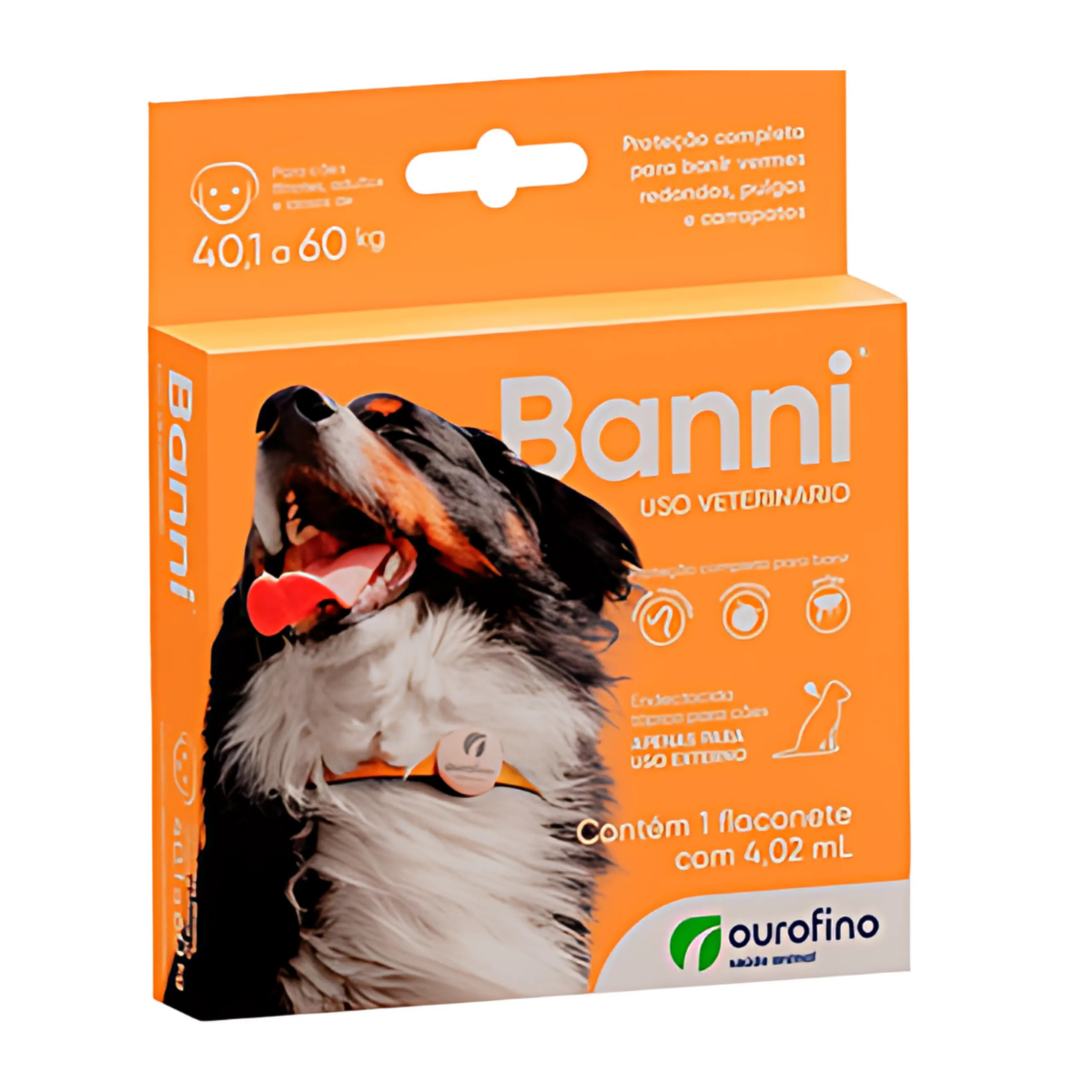 Antipulgas Banni para Cães 40,1 a 60kg – 4,02ml