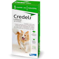 Antipulgas Credeli Elanco para Cães 11 a 22kg - 1 comprimido