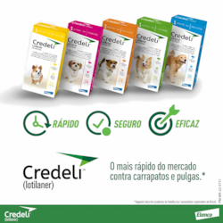 Antipulgas Credeli Elanco para Cães 11 a 22kg 1Comp  450mg