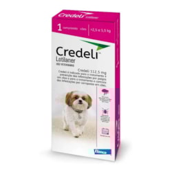 Antipulgas Credeli Elanco para Cães 2,5 a 5,5kg - 1 Comprimido