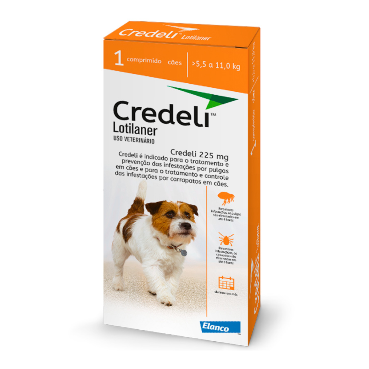 Antipulgas Credeli Elanco para Cães 5,5 a 11kg