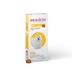 Antipulgas e Carrapatos Bravecto para Cães 2 a 4,5Kg - 112,5Mg