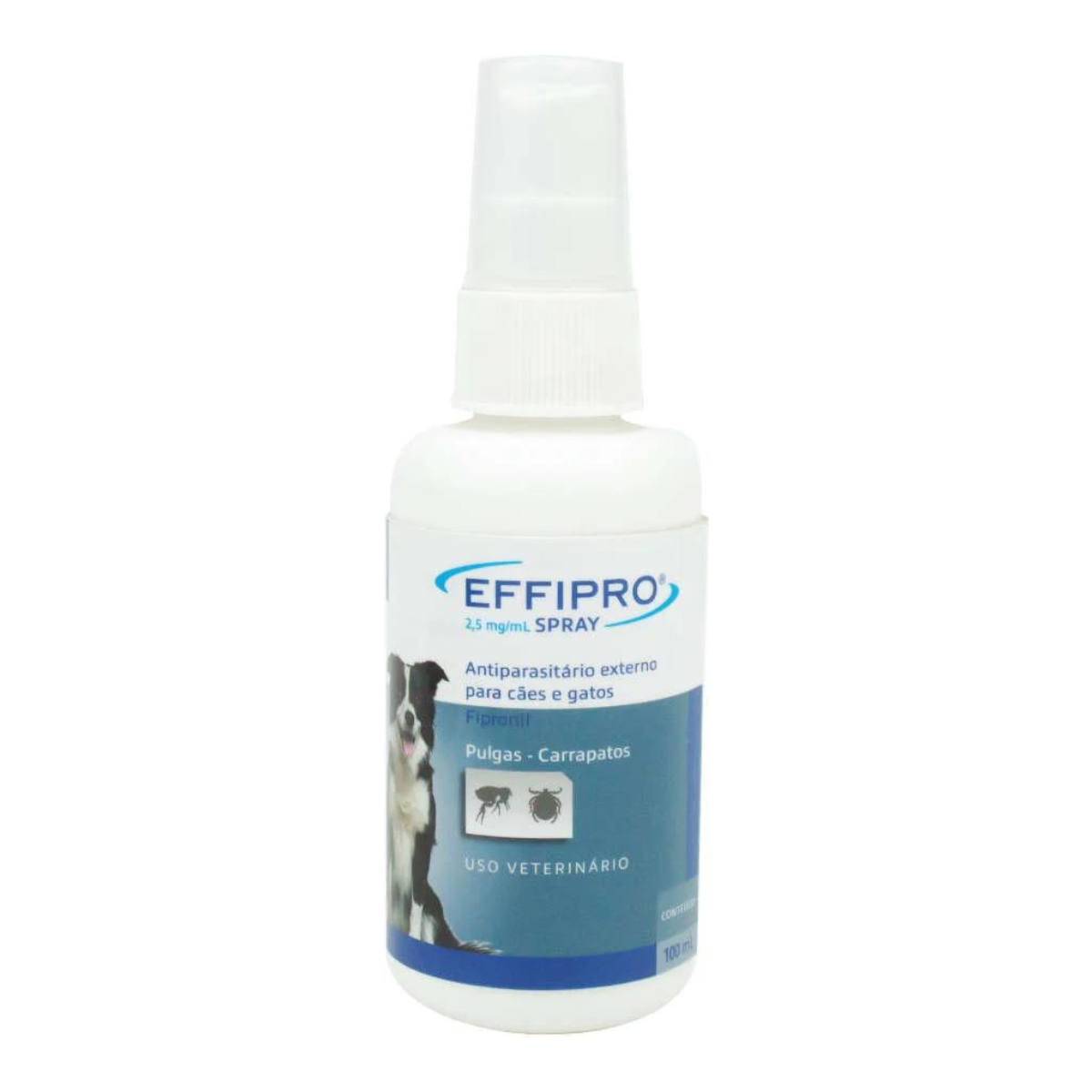 Antipulgas e Carrapatos Effipro Spray para Cães e Gato