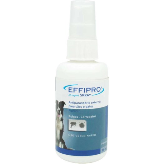 Antipulgas e Carrapatos Effipro Spray para Cães e Gato