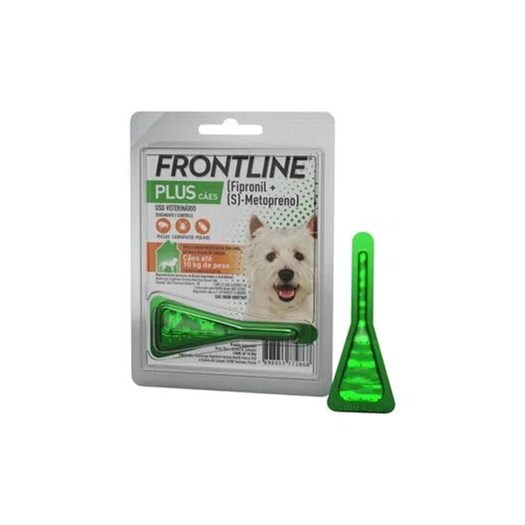Antipulgas e Carrapatos Frontline Plus para Cães Até 10Kg 0,67ml