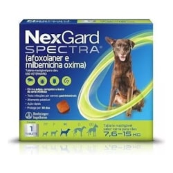 Antipulgas e Carrapatos Nexgard Spectra Cães 7,6 a 15Kg 1 Comps