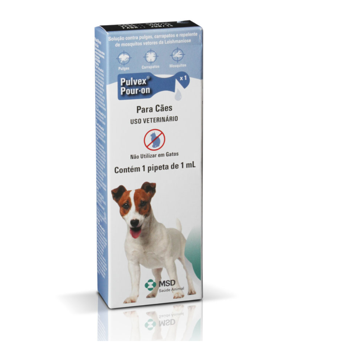 Antipulgas e Carrapatos Pulvex Pour-On para Cães