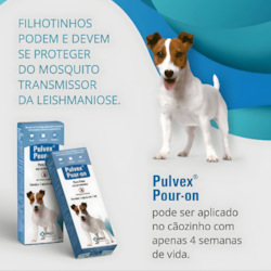 Antipulgas e Carrapatos Pulvex Pour-On para Cães