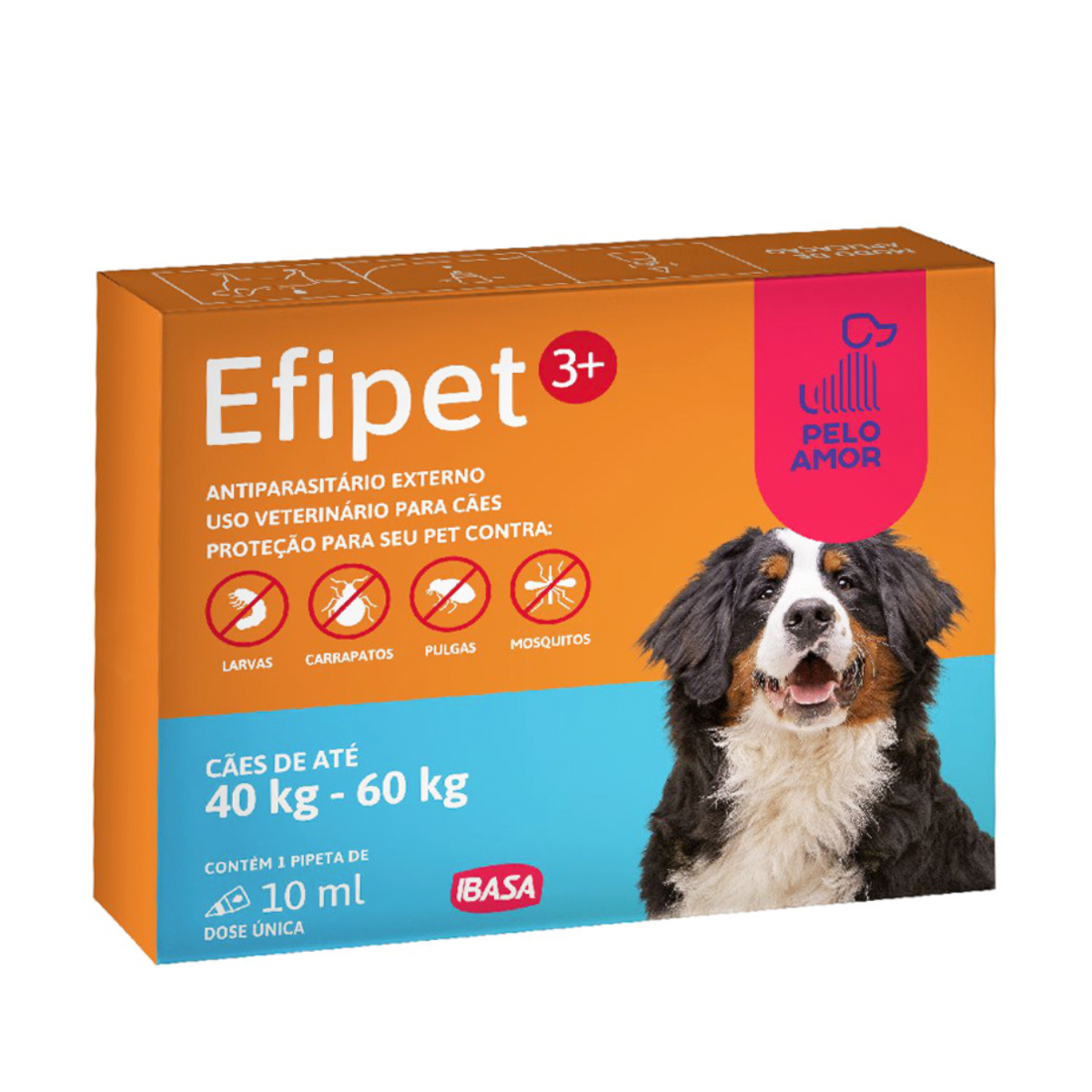 ANTIPULGAS EFIPET 3+  40KG IBASA 60KG