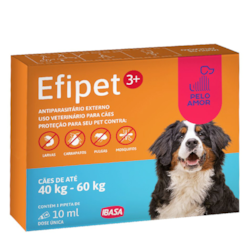 ANTIPULGAS EFIPET 3+  40KG IBASA 60KG