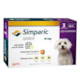 Antipulgas Simparic 10 mg para cães 2,6 a 5 kg