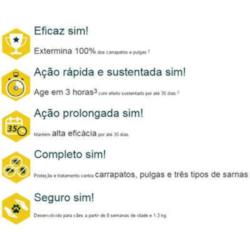 Antipulgas Simparic 80 mg para cães 20,1 a 40 kg