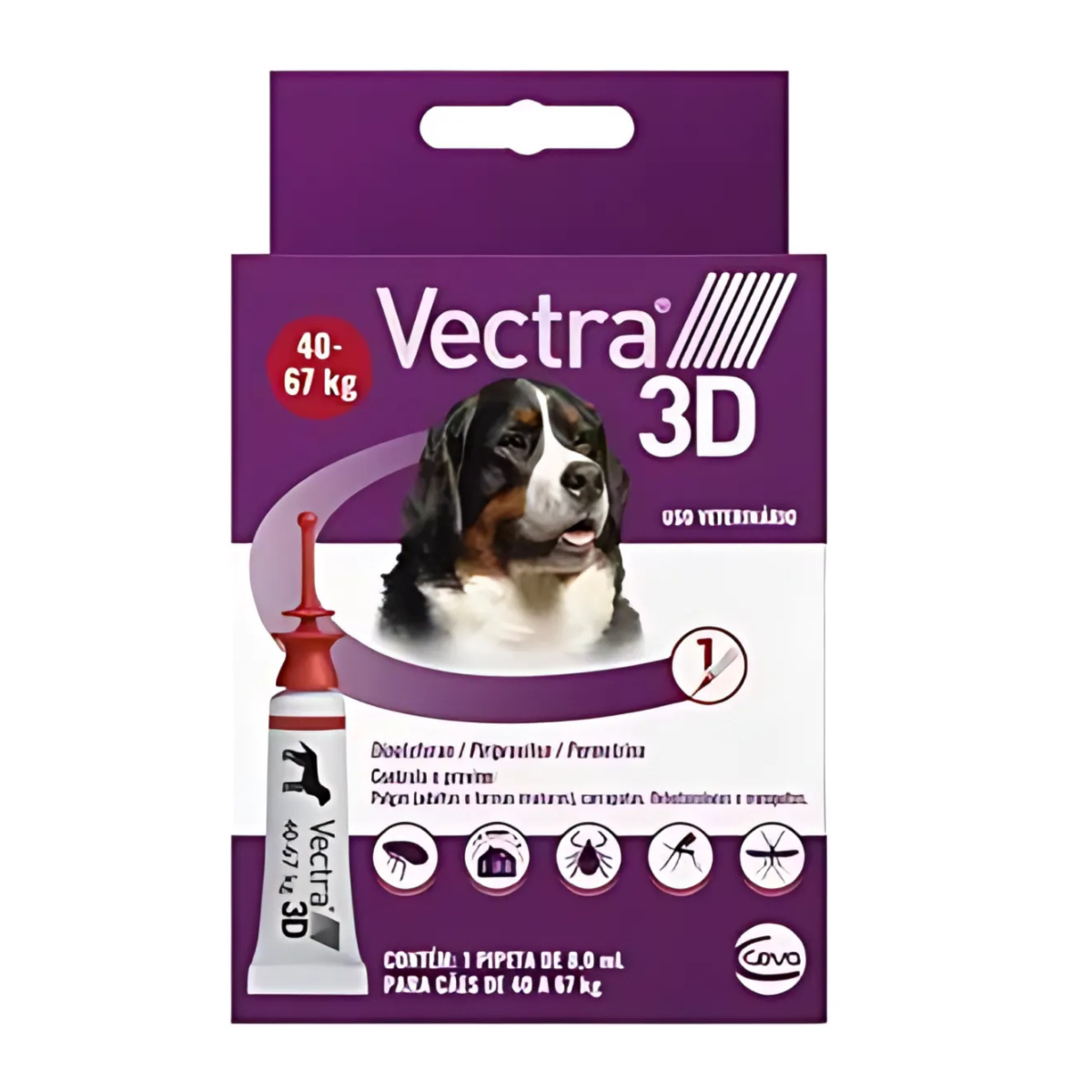 ANTIPULGAS VECTRA 3D 40 A 67 KG